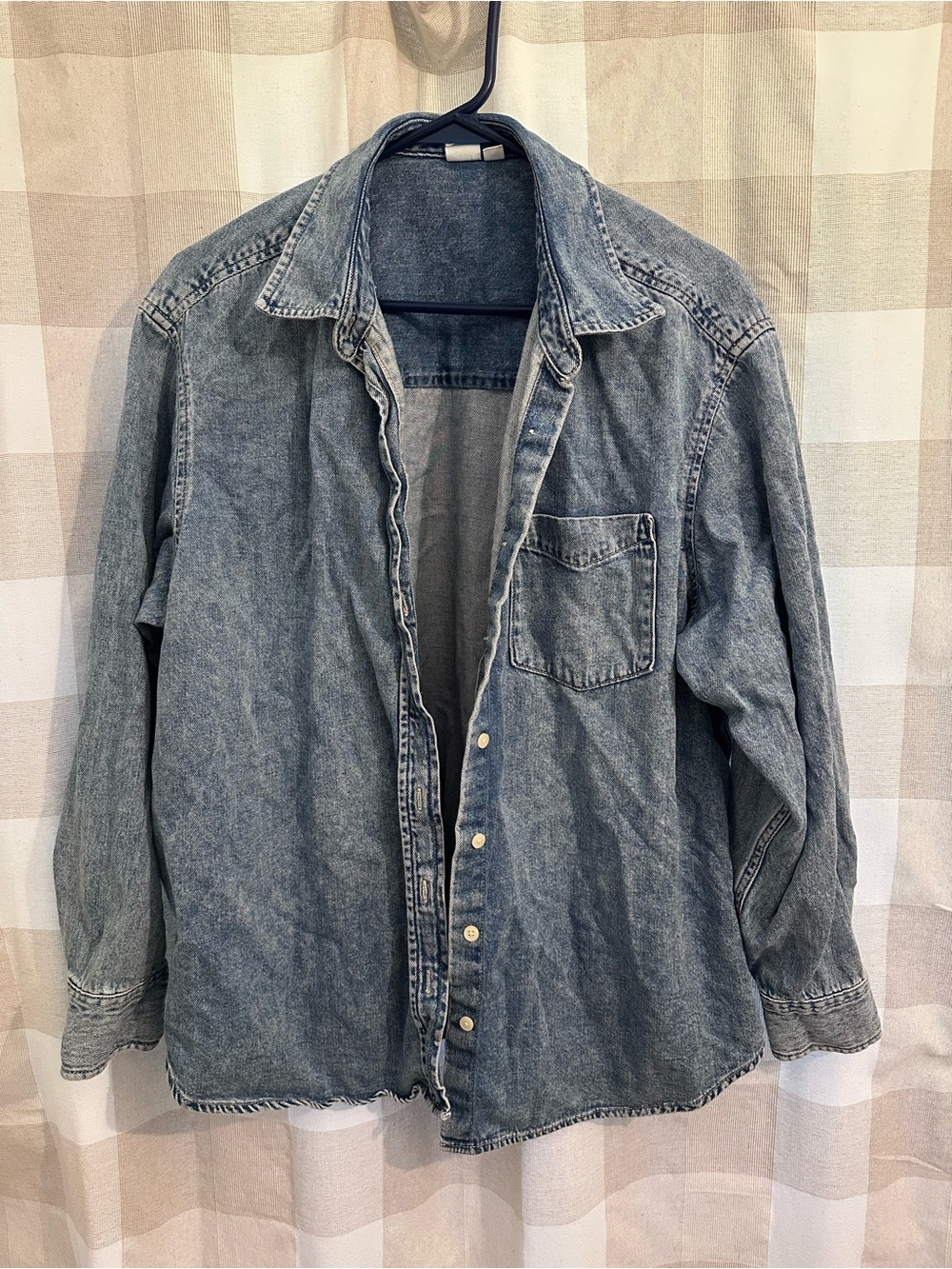 GAP Light Washed Denim Shirt Jacket - Blue